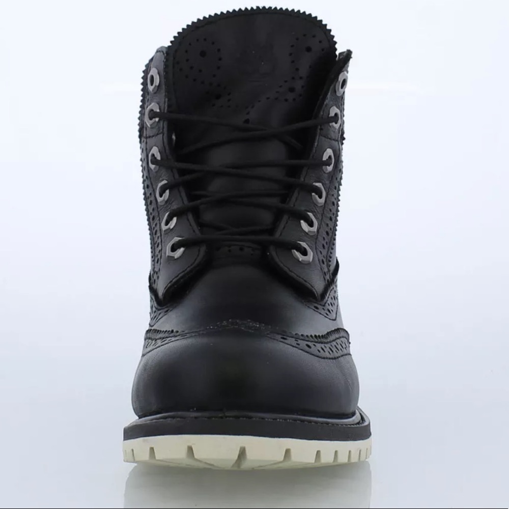 NEW TIMBERLAND WOMEN'S 6-INCH PREM BROGUE WP BOOTS - Picture 7 of 8